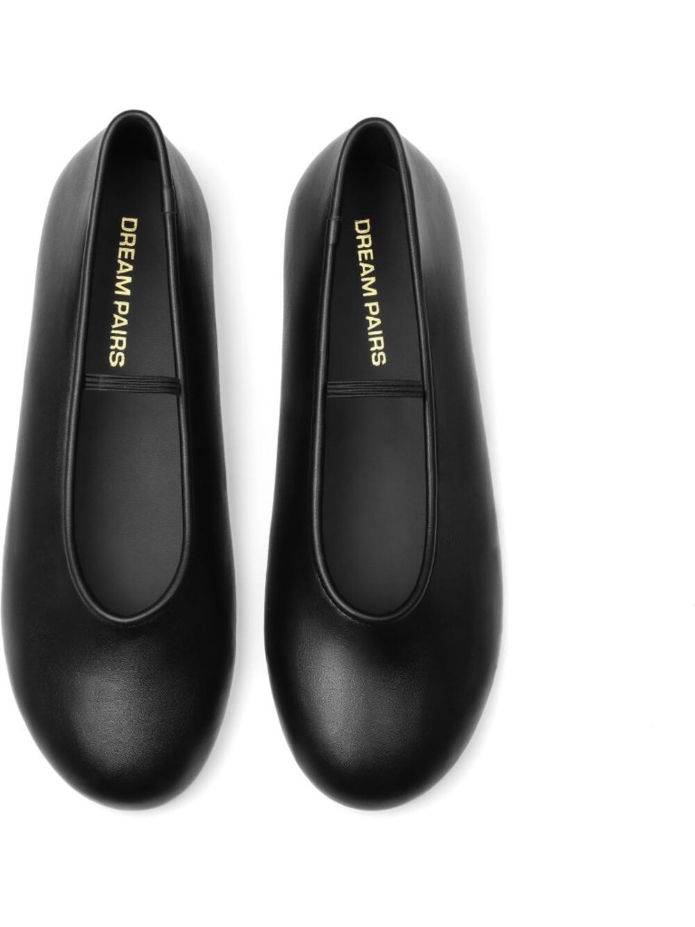 DREAM PAIRS Women's Black Comfortable Round Toe Slip on Casual Ballet Flats Shoe